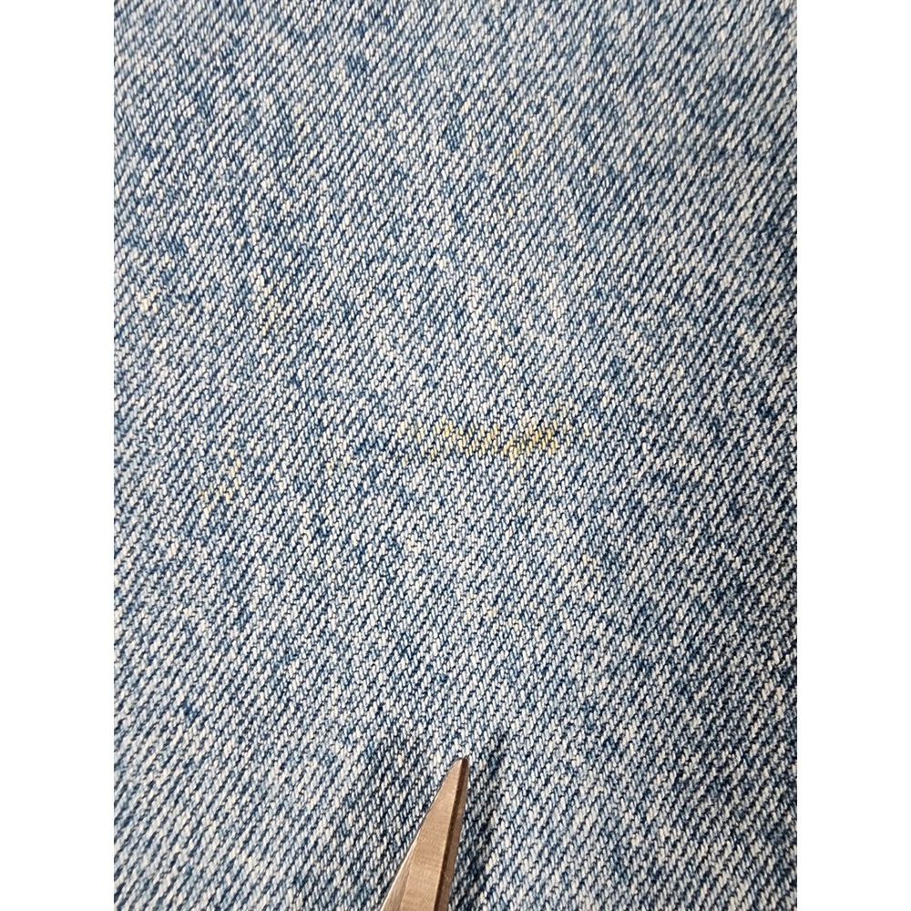 Carhartt Mens 34x32 B18-STW Straight Fit Blue Denim Stonewash Workwear Stain - Picture 10 of 11